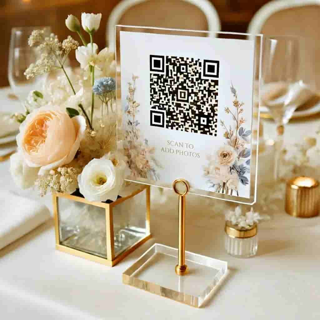 Share the QR code