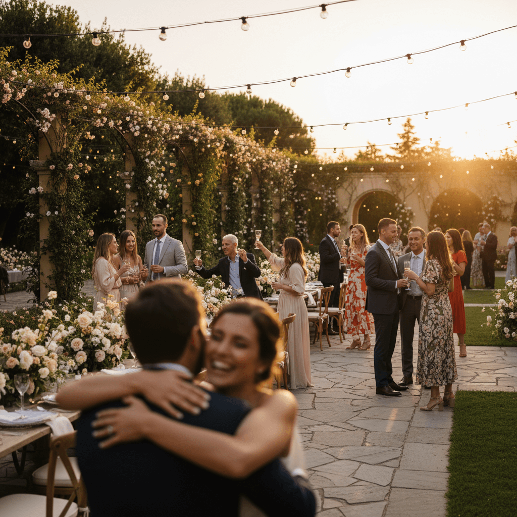 Elegant wedding celebration