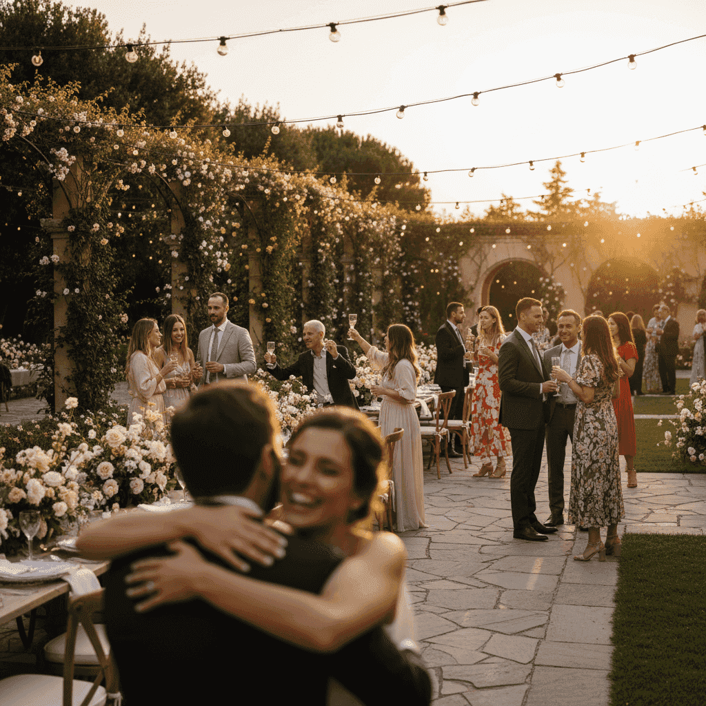 Elegant wedding celebration